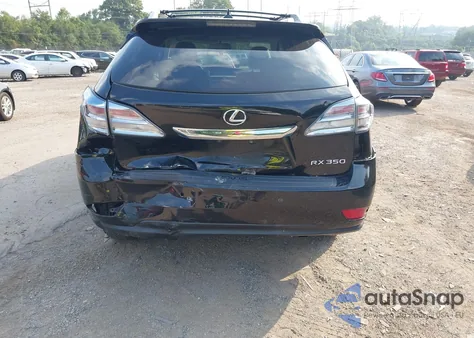 2012 Lexus Rx 350 from USA, damaged, VIN 2T2BK1BA1CC138036